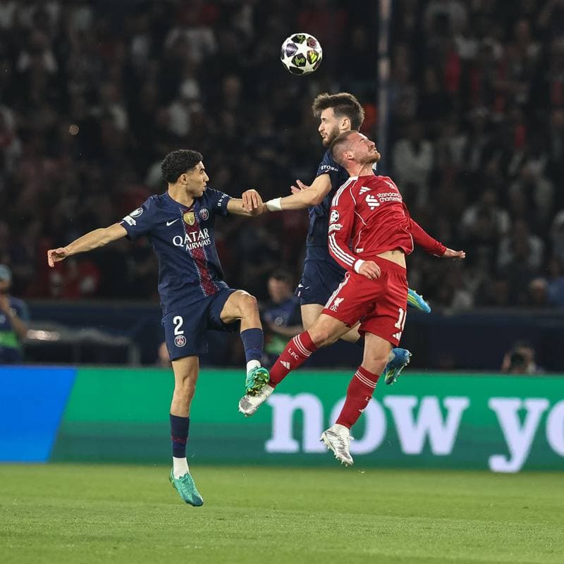 Football. UEFA Champions League. Paris Saint-Germain - Liverpool. 08.04.2026
