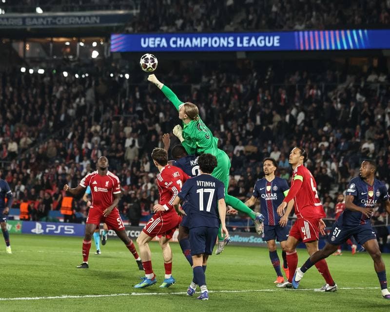 Football. UEFA Champions League. Paris Saint-Germain - Liverpool. 08.04.2026