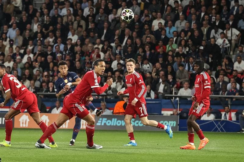 Football. UEFA Champions League. Paris Saint-Germain - Liverpool. 08.04.2026