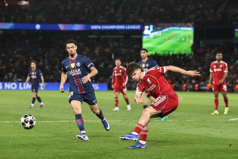 Football. UEFA Champions League. Paris Saint-Germain - Liverpool. 08.04.2026