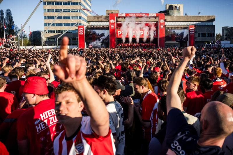 Football. PSV Eindhoven. Celebration. 07.04.2026