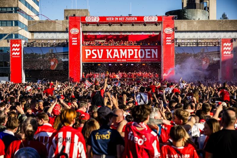 Football. PSV Eindhoven. Celebration. 07.04.2026