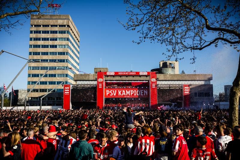 Football. PSV Eindhoven. Celebration. 07.04.2026