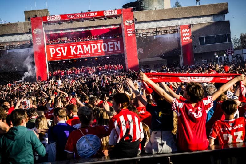 Football. PSV Eindhoven. Celebration. 07.04.2026