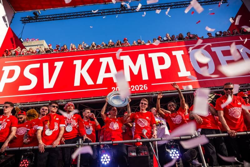 Football. PSV Eindhoven. Celebration. 07.04.2026