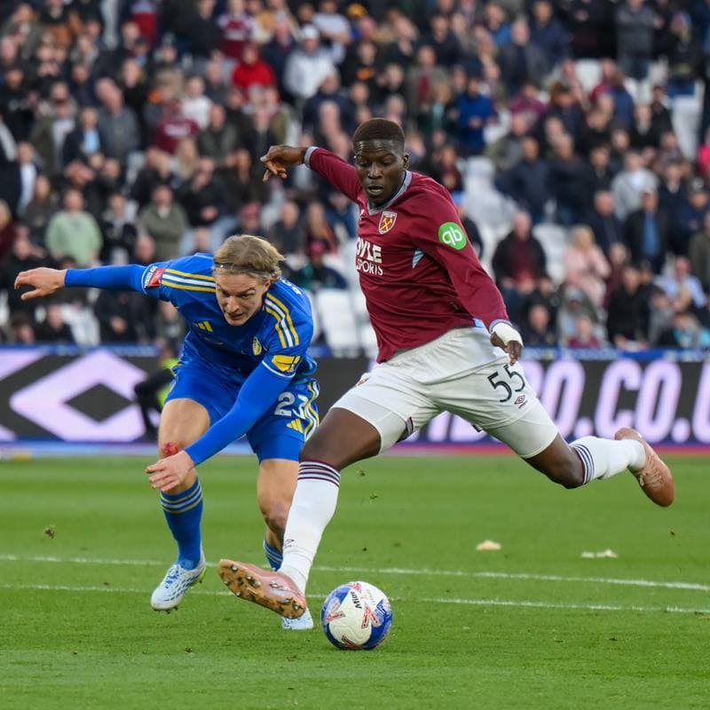 Football. Emirates FA Cup. West Ham United - Leeds United. 05.04.2026