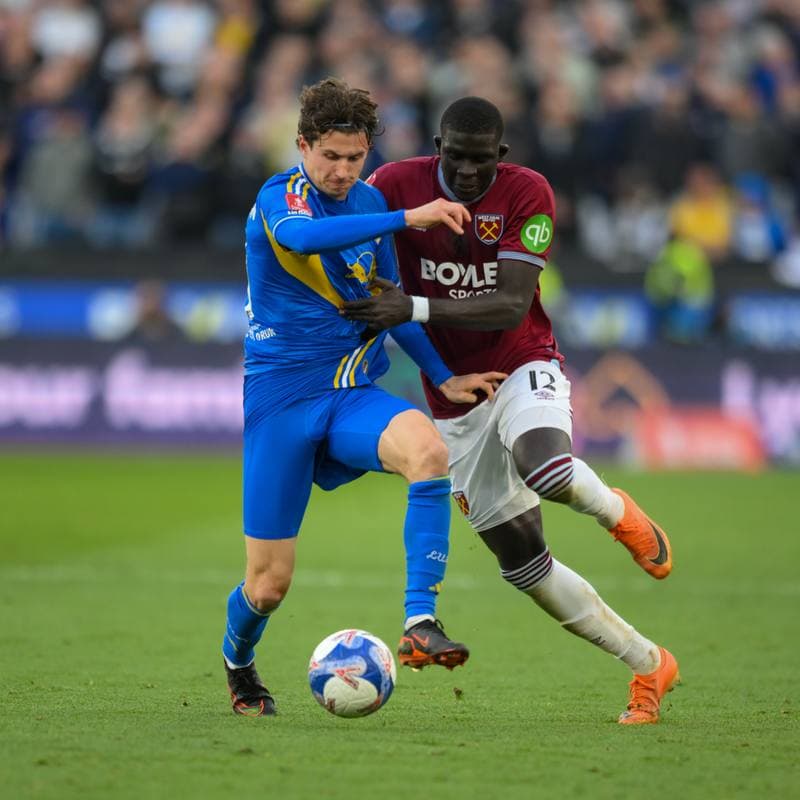 Football. Emirates FA Cup. West Ham United - Leeds United. 05.04.2026