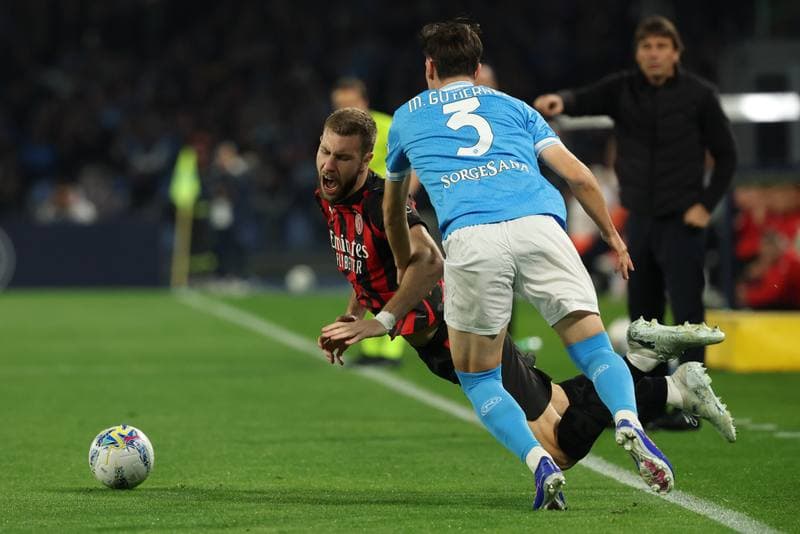 Football. Serie A. Napoli - AC Milan. 06.04.2026
