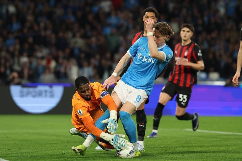 Football. Serie A. Napoli - AC Milan. 06.04.2026