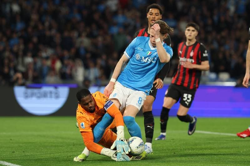 Football. Serie A. Napoli - AC Milan. 06.04.2026