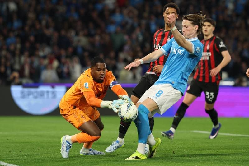 Football. Serie A. Napoli - AC Milan. 06.04.2026