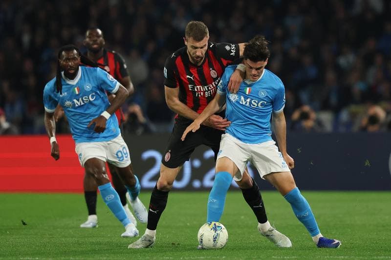 Football. Serie A. Napoli - AC Milan. 06.04.2026