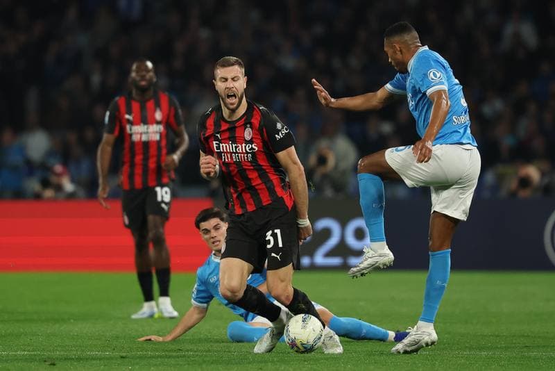 Football. Serie A. Napoli - AC Milan. 06.04.2026