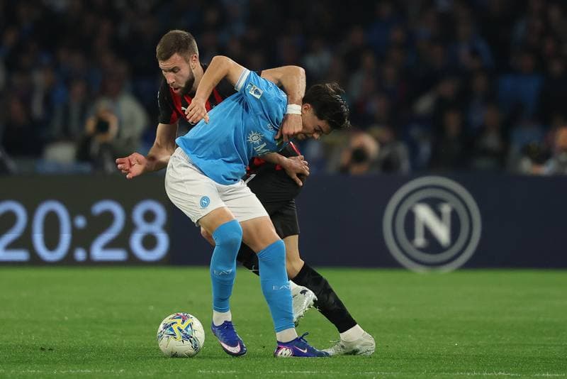 Football. Serie A. Napoli - AC Milan. 06.04.2026