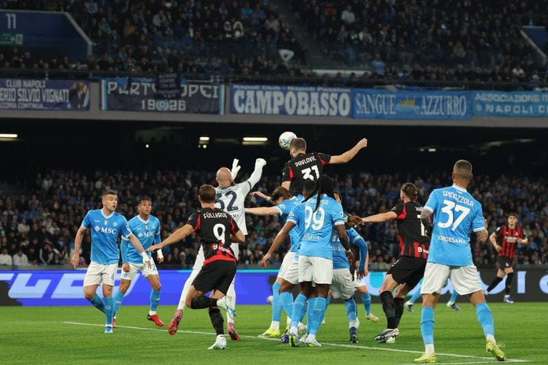 Football. Serie A. Napoli - AC Milan. 06.04.2026