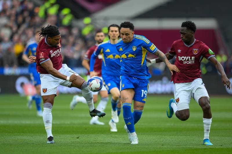 Football. Emirates FA Cup. West Ham United - Leeds United. 05.04.2026