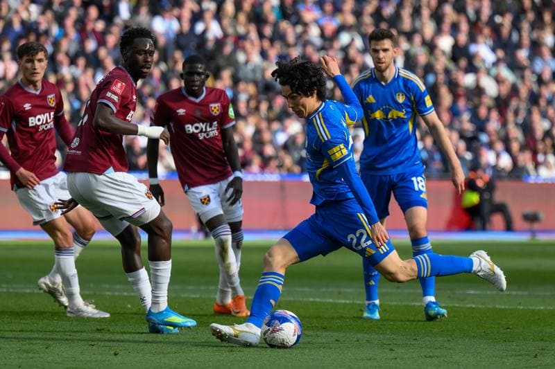 Football. Emirates FA Cup. West Ham United - Leeds United. 05.04.2026