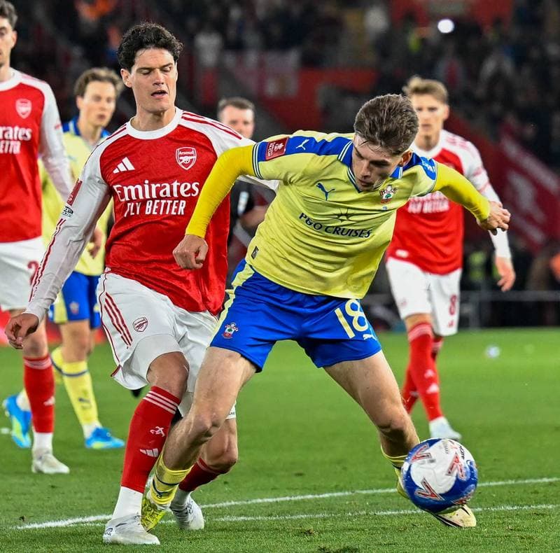 Football. Emirates FA Cup. Southampton - Arsenal. 04.04.2026