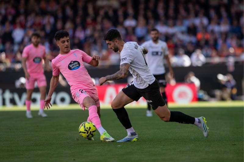 Football. La Liga. Valencia - Celta. 05.04.2026