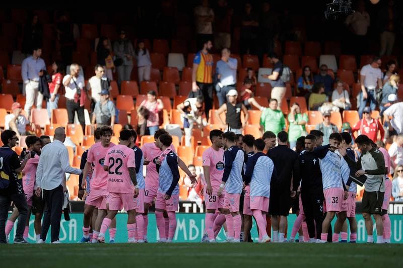 Football. La Liga. Valencia - Celta. 05.04.2026