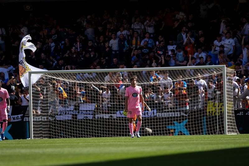 Football. La Liga. Valencia - Celta. 05.04.2026