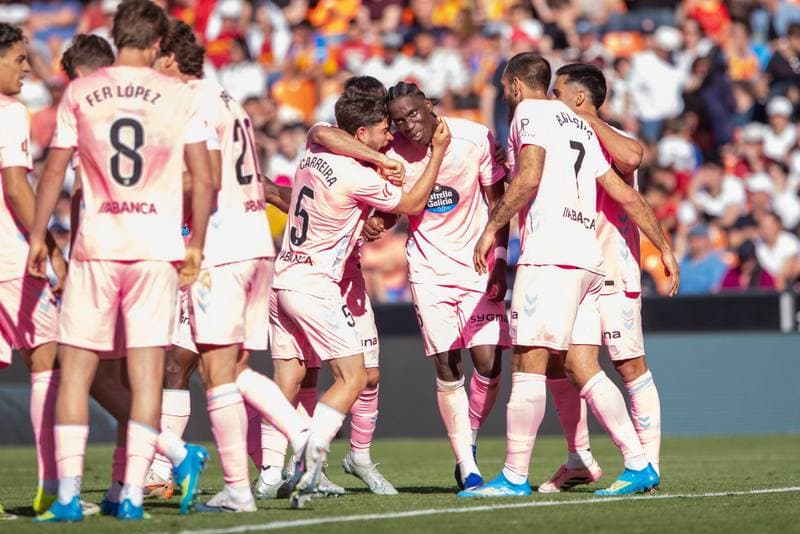 Football. La Liga. Valencia - Celta. 05.04.2026