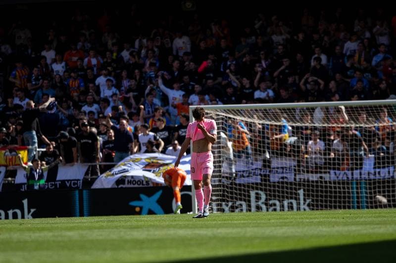 Football. La Liga. Valencia - Celta. 05.04.2026