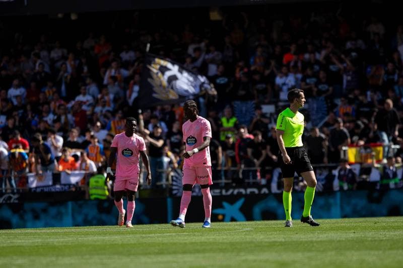 Football. La Liga. Valencia - Celta. 05.04.2026