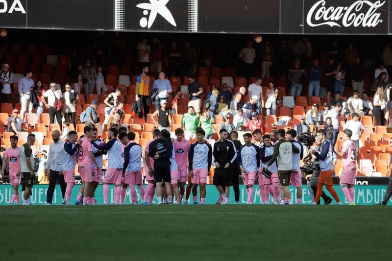 Football. La Liga. Valencia - Celta. 05.04.2026