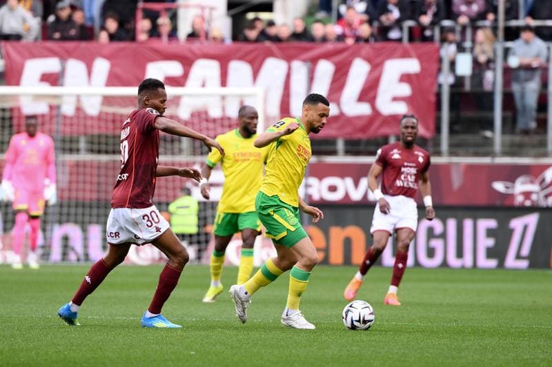 Football. Ligue 1 McDonald's. FC Metz - FC Nantes. 05.04.2026
