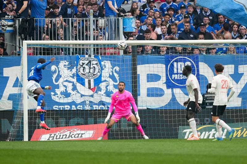 Football. Ligue 1. RC Strasbourg Alsace - OGC Nice. 04.04.2026