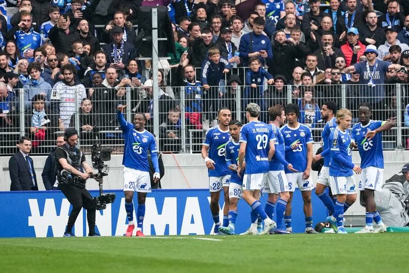 Football. Ligue 1. RC Strasbourg Alsace - OGC Nice. 04.04.2026