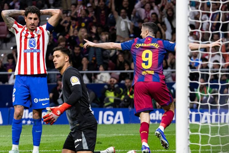 Football. La Liga. Atletico Madrid - FC Barcelona. 04.04.2026