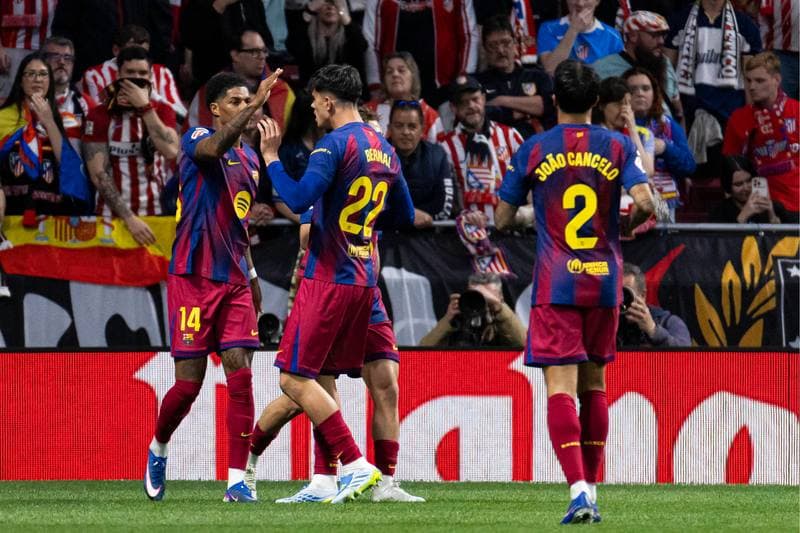 Football. La Liga. Atletico Madrid - FC Barcelona. 04.04.2026