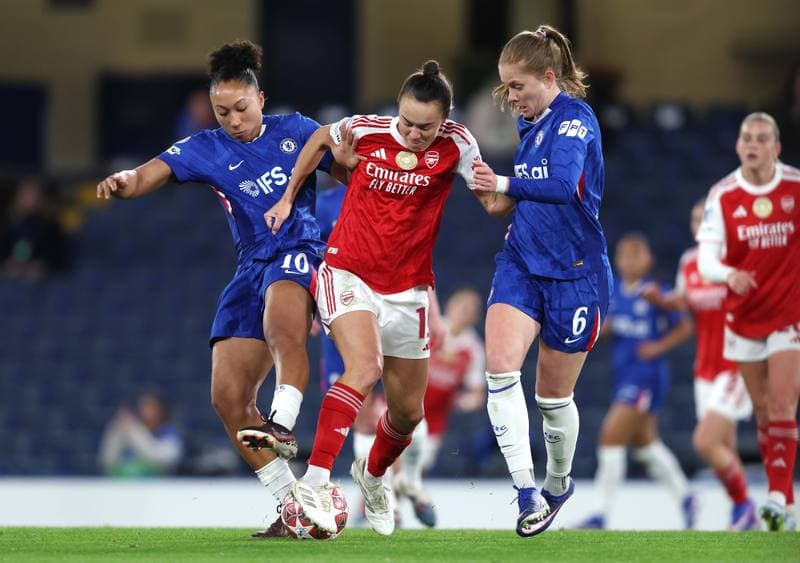 Football. UEFA Women's Champions League. Chelsea Women FC - Arsenal Women FC. 01.04.2026