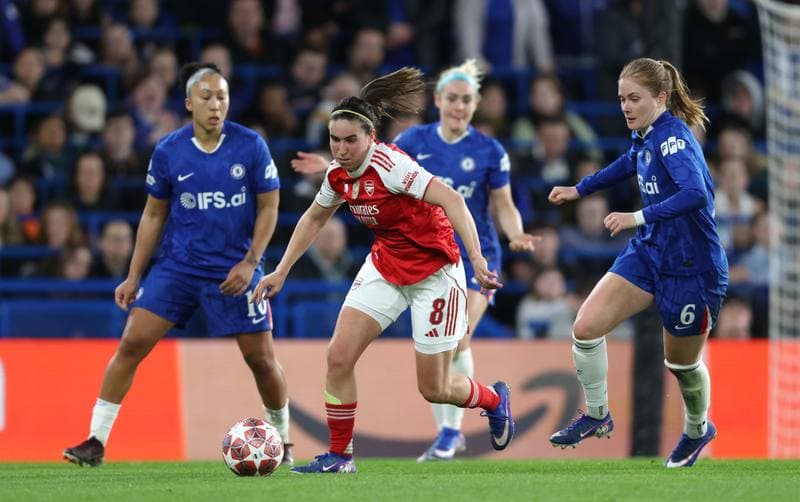 Football. UEFA Women's Champions League. Chelsea Women FC - Arsenal Women FC. 01.04.2026