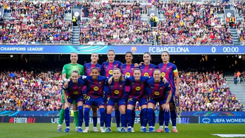 Football. UEFA Women's Champions League. FC Barcelona - Real Madrid. 02.04.2026