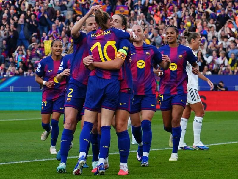 Football. UEFA Women's Champions League. FC Barcelona - Real Madrid. 02.04.2026