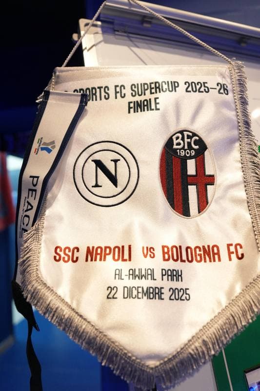 Football. EA Sports FC Supercup. Napoli - Bologna. 22.12.2025