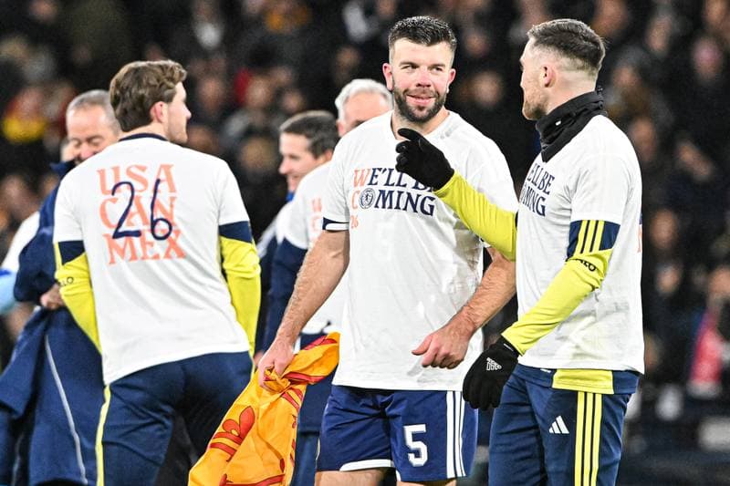 Football. 2026 FIFA World Cup Qualifiers. Scotland - Denmark. 18.11.2025