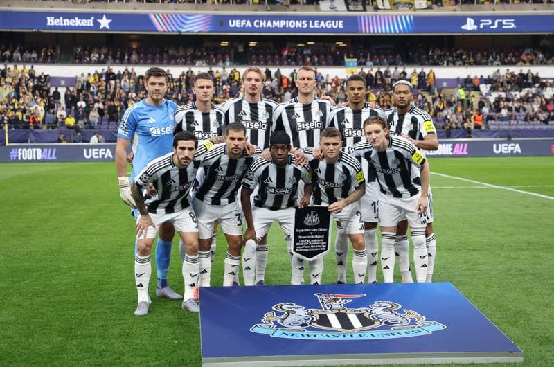 Football. UEFA Champions League. Royale Union Saint-Gilloise - Newcastle United. 01.10.2025