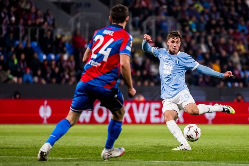 Football. UEFA Europa League. Viktoria Plzen - MalmA FF. 02.10.2025