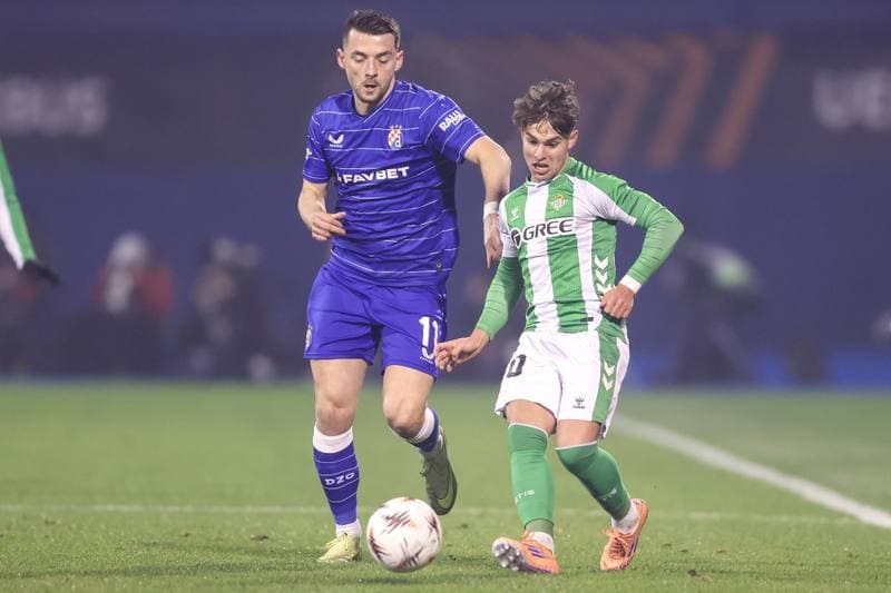 Football. UEFA Europa League. GNK Dinamo - Real Betis. 11.12.2025