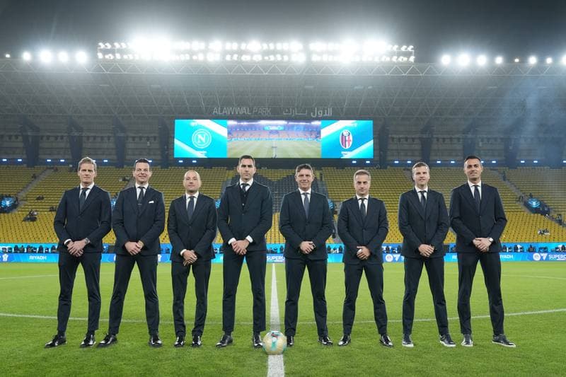 Football. EA Sports FC Supercup. Napoli - Bologna. 22.12.2025
