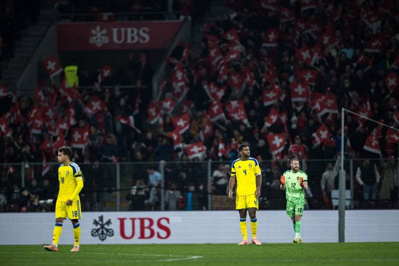Football. FIFA World Cup Qualifier. Switzerland - Sweden. 15.11.2025