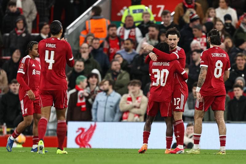 Football. Emirates FA Cup. Liverpool - Barnsley. 12.01.2026
