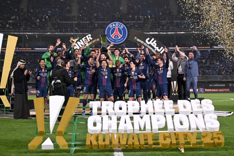 Football. Trophee des Champions. Paris Saint-Germain - Olympique de Marseille. 08.01.2026