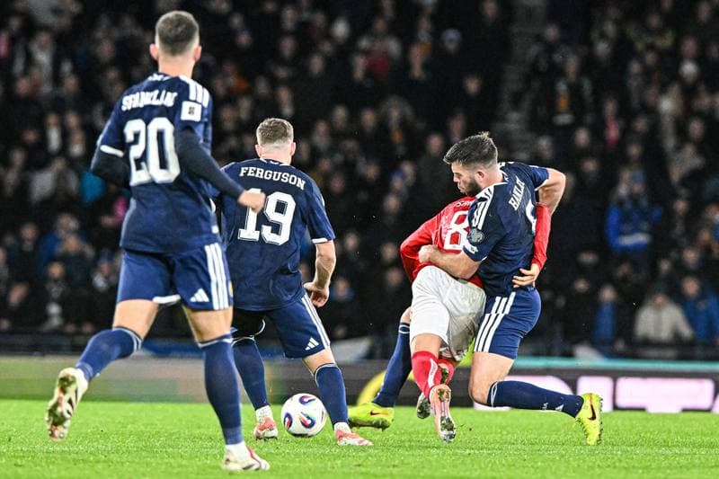 Football. 2026 FIFA World Cup Qualifiers. Scotland - Denmark. 18.11.2025