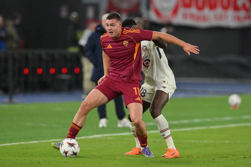 Football. UEFA Europa League. AS Roma - Lille. 02.10.2025