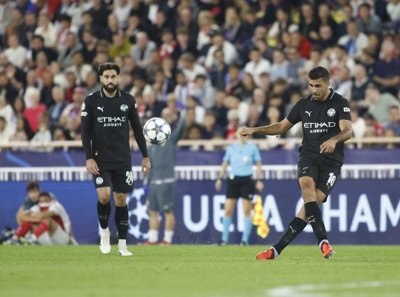 Football. UEFA Champions League. AS Monaco - Manchester City. 01.10.2025